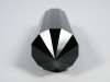 Schwarzer Obsidian Vogel Cut Kristall 12-seitig XL