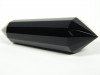 Schwarzer Obsidian Vogel Cut Kristall 12-seitig XL