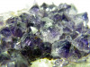 Amethyst Stufe auf Achat aus Brasilien