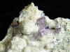 Amethystkristalle auf Chalcedon von Sardinien