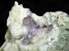 Amethystkristalle auf Chalcedon von Sardinien