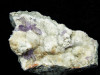 Amethystkristalle auf Chalcedon von Sardinien
