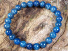 Blaues Apatit Kugel Armband