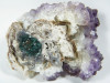 Amethyststufe mit Calcit aus Brasilien