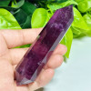 Großer Vogel Cut Kristall 12-seitig aus violettem Fluorit