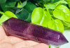 Großer Vogel Cut Kristall 12-seitig aus violettem Fluorit