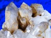 Zepter-Bergkristallstufe mit Hämatit