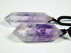 Amethyst Doppelender Anhänger