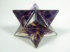 Merkaba mit Gold und Amethyst
