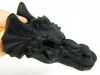 Drachenschädel aus Schwarzem Obsidian