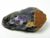 Dunkler Amethyst Kristall mit roter Spitze