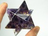 Merkaba mit Gold und Amethyst