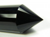 Vogel Cut Kristall 24-seitig XL aus schwarzem Obsidian