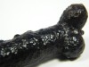 Schwarzer Kristall aus der Gobi-Wüste