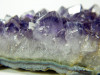 Phantom-Amethyst Stufe mit Achat aus Uruguay