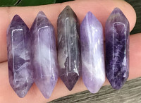 Amethyst Doppelender poliert 3,5cm