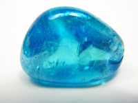 Aqua Aura Bergkristall Trommelstein