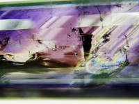 Phantom-Amethyst Vogel Cut Kristall 24-seitig XL