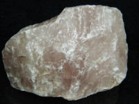 Rosenquarz Rohstein groß