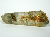 Grüner Turmalinquarz mit Rutil