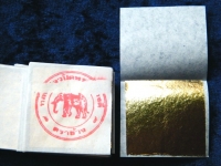 100 Blatt echtes Gold 24 Karat