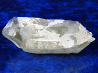 Doppelender-Bergkristallstufe mit Orthoklas aus Norwegen