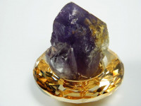 Amethyst Energy-Diamant mit Gold