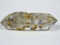 Bergkristall Doppelender 12cm mit Golden Healer