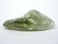 Grüner Amethyst Kristall poliert