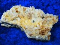 Quarzstufe mit Antimonit aus Herja, Rumänien