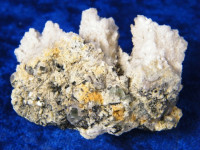 Quarzstufe mit Turmalin und Fluorit