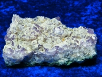 Amethyst Stufe mit Chloritüberzug aus Brasilien