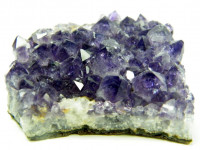 Amethyst Stufe auf Achat aus Brasilien