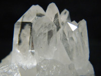 Bergkristallstufe mit Doppelendern aus Madagaskar