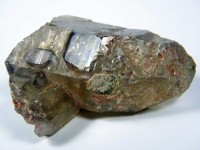 Rauchquarz Kristall mit Skelettquarz aus Namibia