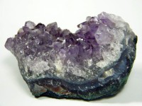 Amethyststufe mit Achat aus Brasilien