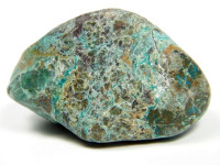 Großer Chrysokoll anpoliert