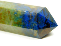 Chrysokoll Shattuckit Kristall poliert