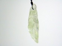 Grüner Amethyst Anhänger groß