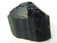 Schwarzer Turmalin Kristall mit Endflächen