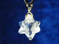 Bergkristall Merkaba Anhänger