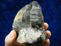 Turmalin-Rauchquarz Stufe mit Golden Healer