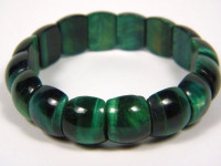 Armband aus grünem Tigerauge