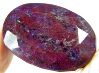 Roter Rubin geschliffen XL