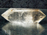 Bergkristall Doppelender poliert 10,5cm