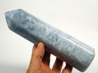 Polierter Kristall aus Blaucalcit XL