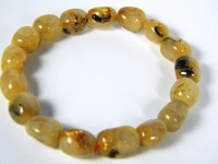 Goldrutilquarz Armband