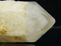 Weißer Phantom-Bergkristall aus Madagaskar