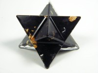 Merkaba mit Gold und Schungit
