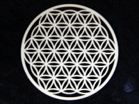 Blume des Lebens aus Holz